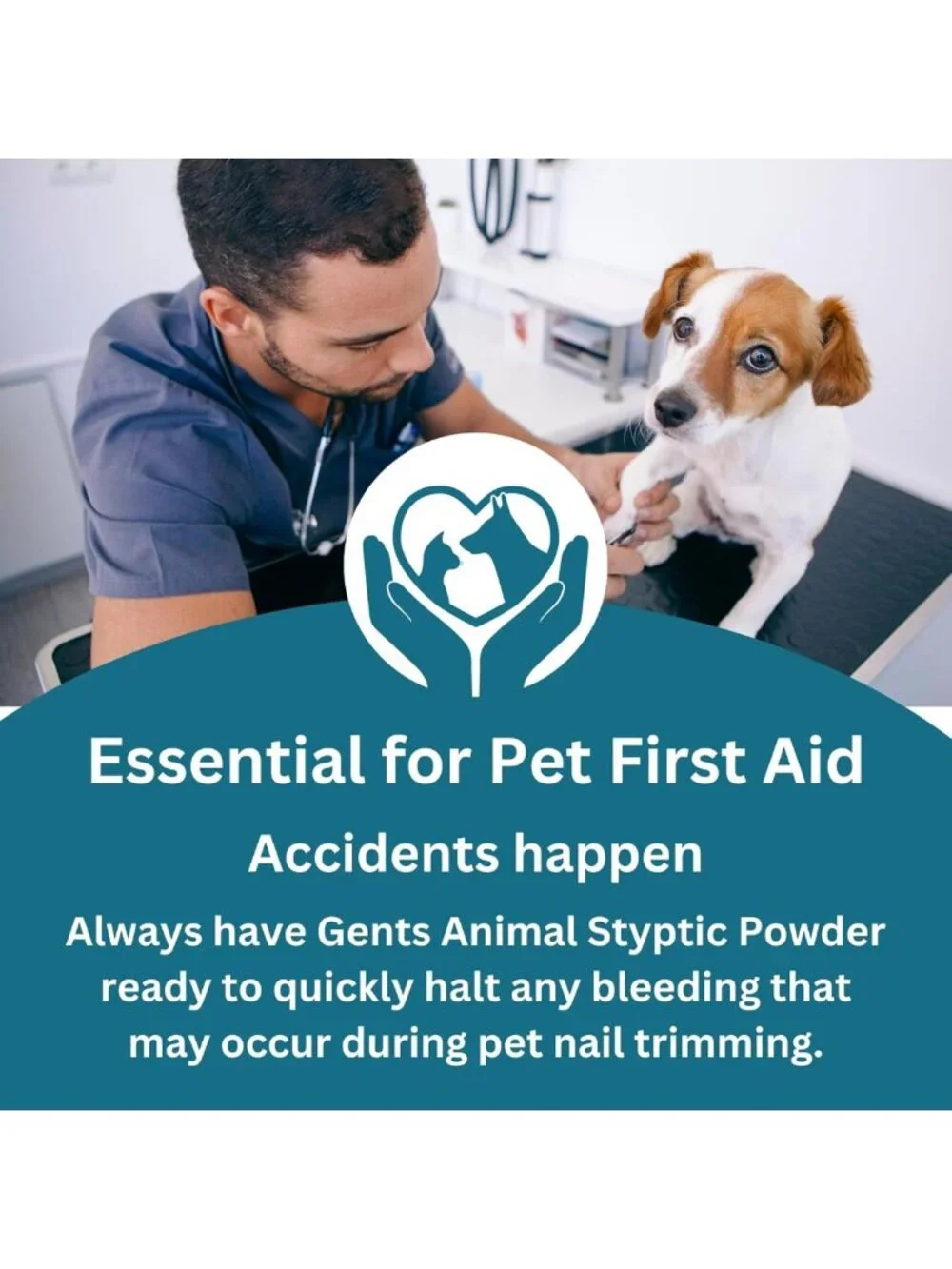 5 oz Pet Styptic Powder for Quick Blood Clotting - First Aid for Dogs, Cats